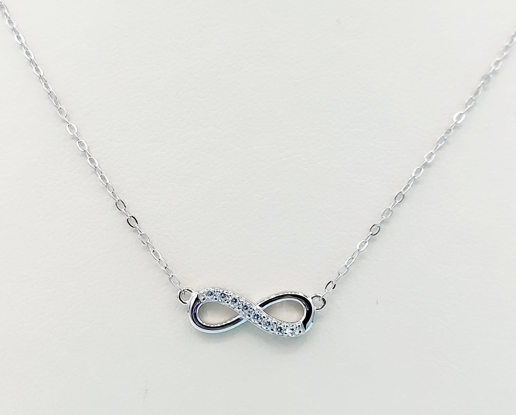 Infinity Necklace -Sterling Silver