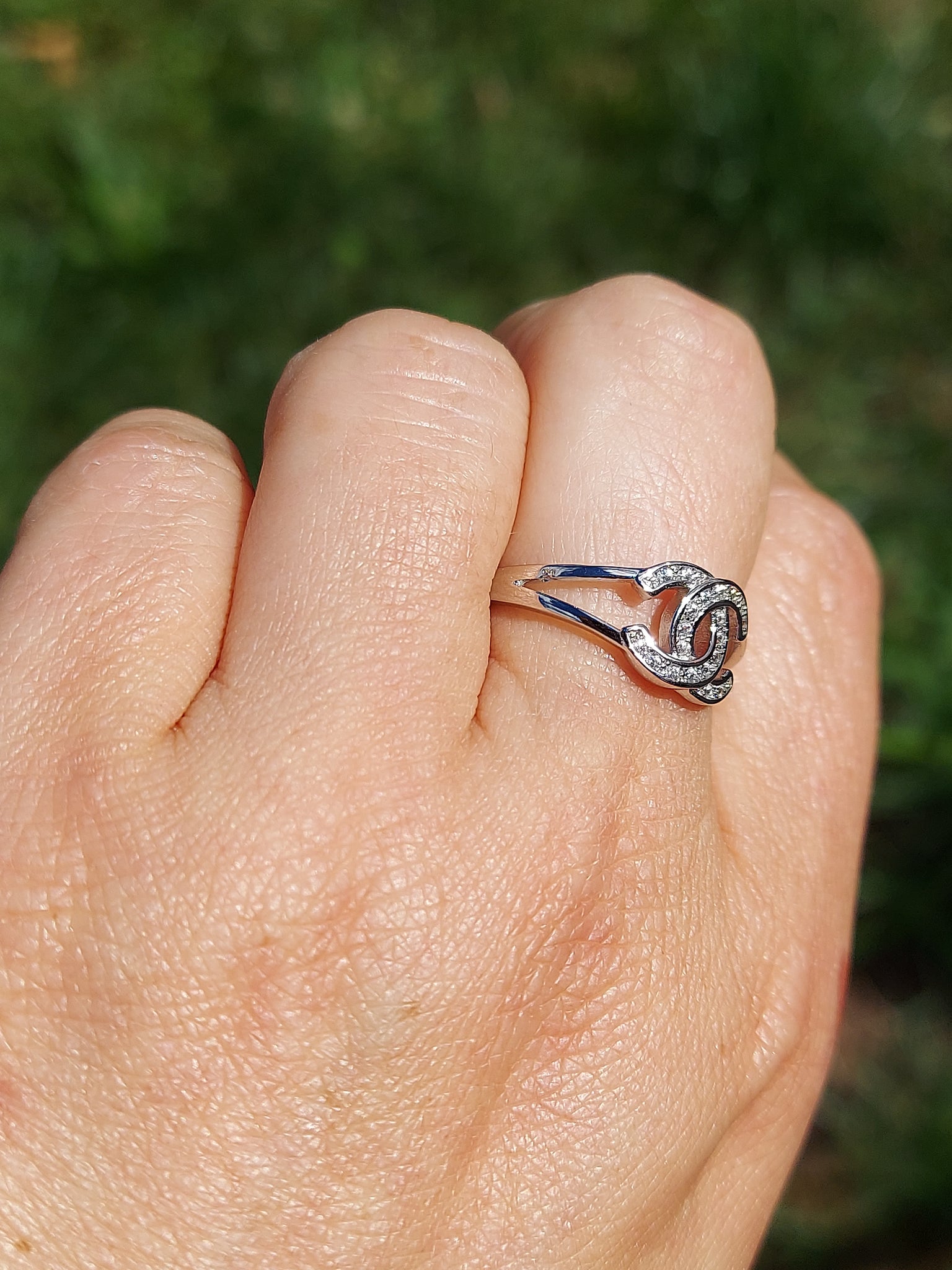 Designer Inspired L.V. Ring - Sterling Silver – Marie's Jewelry Store