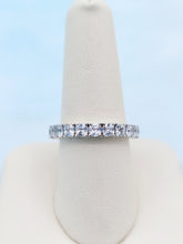 Load image into Gallery viewer, Clear CZ Eternity Ring - Sterling Silver