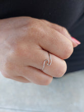 Load image into Gallery viewer, Dainty Wave Ring - Sterling Silver