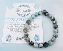 Load image into Gallery viewer, &quot;Serenity&quot; Larimar Stacker Bracelet - TJazelle