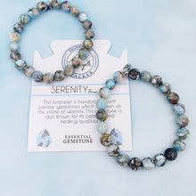 Load image into Gallery viewer, &quot;Serenity&quot; Larimar Stacker Bracelet - TJazelle