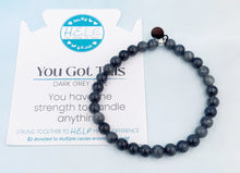 Load image into Gallery viewer, You Got This - Dark Grey Jade Stacker