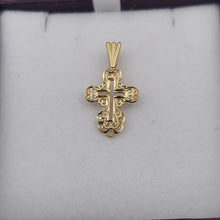 Load image into Gallery viewer, Filigree Cross - 14K Gold