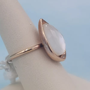 Mother of Pearl & Rose Gold Plated Ring