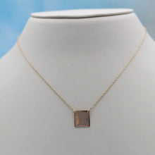 Load image into Gallery viewer, Square Engravable Necklace - 14K Yellow Gold