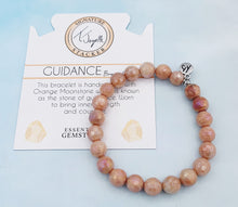 Load image into Gallery viewer, TJazelle Guidance Orange Moonstone Stacker