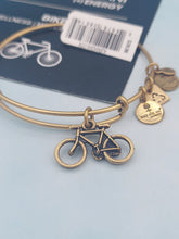 Load image into Gallery viewer, Bike Charm Bangle Bracelet - Alex and Ani
