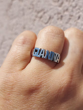 Load image into Gallery viewer, "Gianna" Name Ring - Sterling Silver