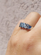 Load image into Gallery viewer, "Gianna" Name Ring - Sterling Silver