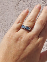 Load image into Gallery viewer, "Gianna" Name Ring - Sterling Silver