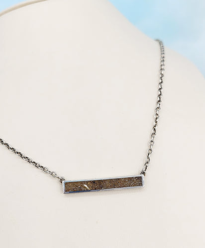 Beach Sand Bar Necklace - Port Jefferson Long Island