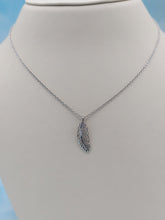 Load image into Gallery viewer, Feather Necklace - Sterling Silver