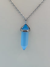 Load image into Gallery viewer, Blue Cat’s Eye Cleo Necklace - TJazelle