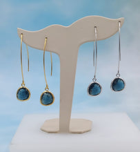 Load image into Gallery viewer, Sapphire   - Gemstone Threader Earring