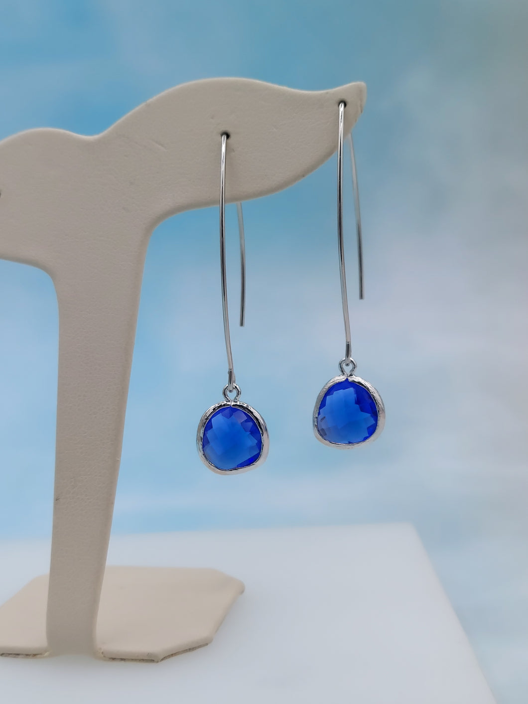 Royal Blue - Gemstone Threader Earring