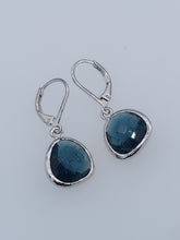 Load image into Gallery viewer, Sapphire - Mini Teardrop Gemstone Leverback