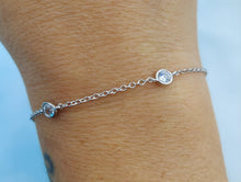 Load image into Gallery viewer, CZ by the yard bracelet - Sterling Silver