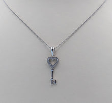 Load image into Gallery viewer, Key to My Heart Necklace - Sterling Silver
