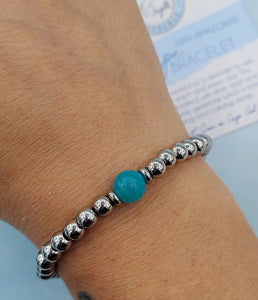 Aqua Amazonite Cape Bracelet - TJazelle