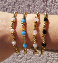 Load image into Gallery viewer, See the Good Blue Quartz Bracelet - TJazelle Affirmations Collection