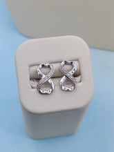 Load image into Gallery viewer, Infinity CZ Stud Earrings - Sterling Silver