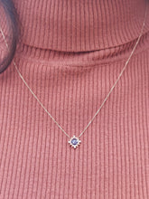 Load image into Gallery viewer, Blue Sapphire Burst Necklace