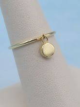 Load image into Gallery viewer, Dangle Disk Gold Ring - 14K