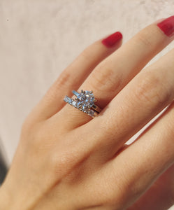 GIA Certified Brilliant Cut (Round) 1.50 Carat Diamond Engagement Ring - 14K White Gold