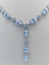 Load image into Gallery viewer, Pear Shaped Fancy Drop Necklace - Sterling Silver