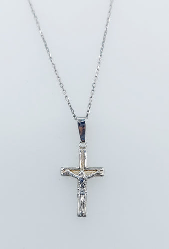 Crucifix Cross & Pendant - Sterling Silver