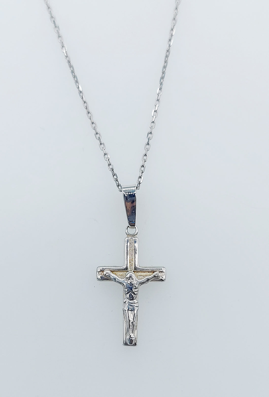 Crucifix Cross & Pendant - Sterling Silver