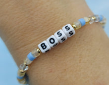 Load image into Gallery viewer, &quot;Boss&quot; Little Words Project Bracelet