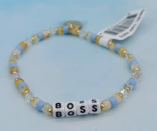 Load image into Gallery viewer, &quot;Boss&quot; Little Words Project Bracelet