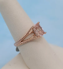 Load image into Gallery viewer, 1.80 Carat Morganite Ring - 14K Rose Gold - Marie&#39;s Custom Design