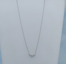 Load image into Gallery viewer, Diamond Array Pendant Necklace - 14K White Gold