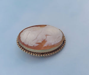 Cameo Pin or Pendant - Estate Piece - Gold Filled