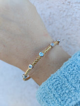 Load image into Gallery viewer, The Limited Edition CZ Bezel Hook Bracelet