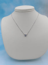Load image into Gallery viewer, .35 Carat Diamond Bezel Necklace - 14K White Gold
