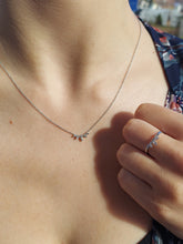 Load image into Gallery viewer, Diamond Array Pendant Necklace - 14K White Gold