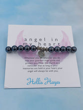 Load image into Gallery viewer, Angel in my heart Beaded Stretch Bracelet