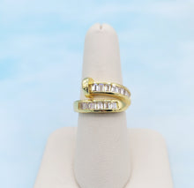Load image into Gallery viewer, Tough as Nail Baguette Ring - 18K Gold Plated