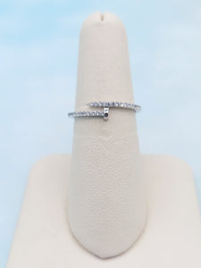 Tough as Nail Ring with CZ - Sterling Silver