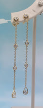 Load image into Gallery viewer, Diamond Drop Earrings - 14K Yellow Gold