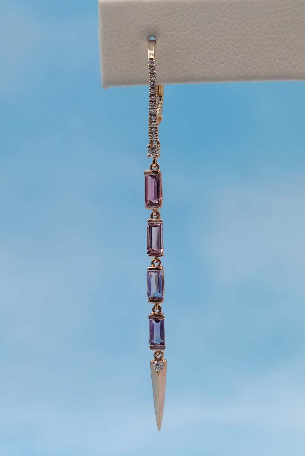 Tourmaline Earrings - 14K Rose Gold