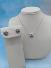 Load image into Gallery viewer, Snowflake Necklace &amp; Earring Set - Sterling Silver