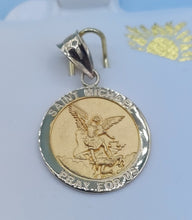 Load image into Gallery viewer, St Michael Medal - 14K Yellow Gold