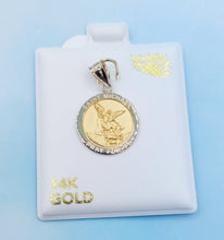 Load image into Gallery viewer, St Michael Medal - 14K Yellow Gold