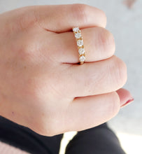 Load image into Gallery viewer, Five Stone Diamond Band - 1 Carat - 14K Yellow Gold