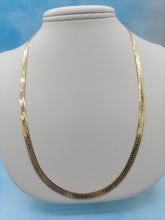 Load image into Gallery viewer, Reversible Herringbone Chain - 18K Two Tone